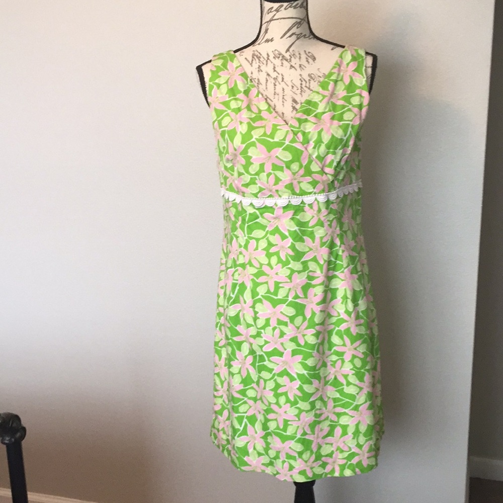 Lilly Pulitzer sleeveless dress.